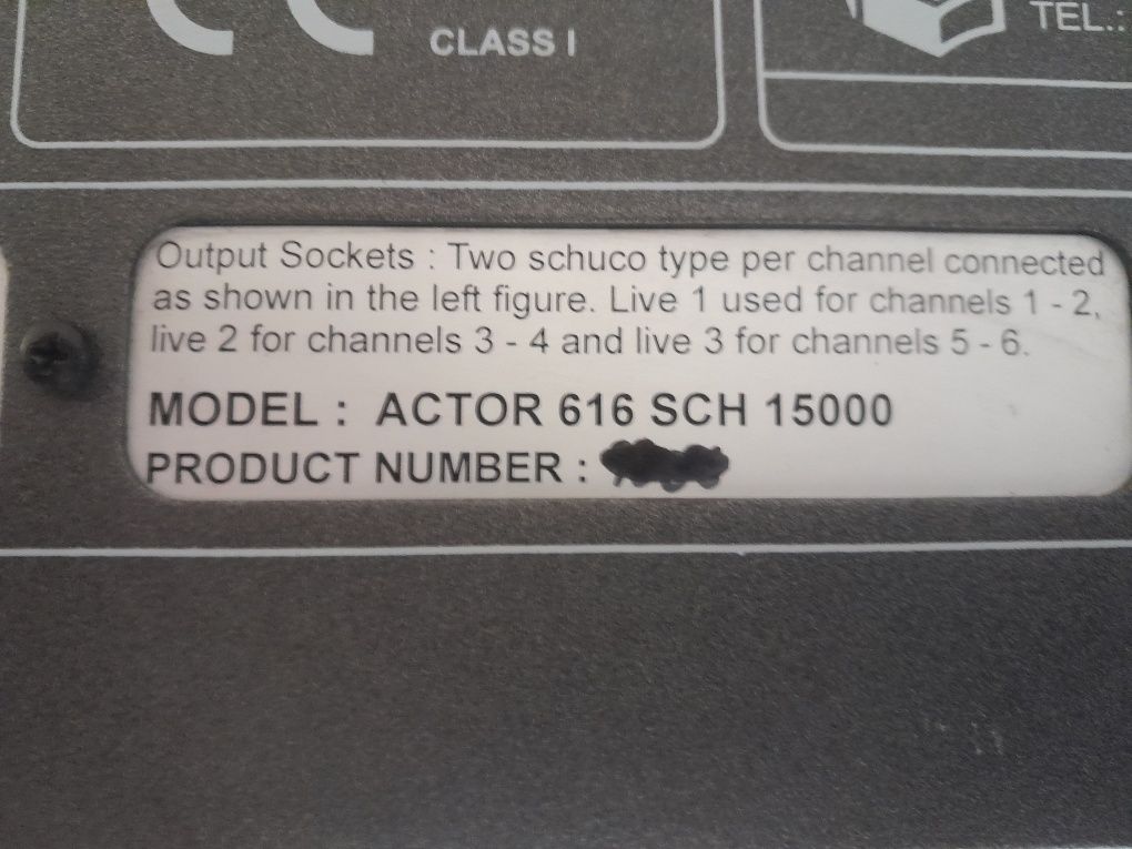 dimmer electron actor 616 sch 15000