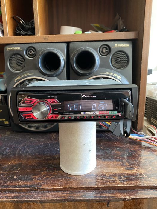 Pioneer MVH-350BT - BLUETOOTH, USB, Aux авто радио плеър за кола cd сд