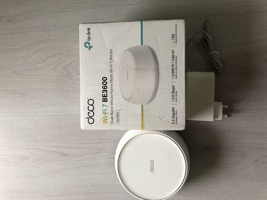 TP-Link Deco BE3600 (1-Pack) - Най-новото от Wi-Fi 7 / 2х2.5G портове