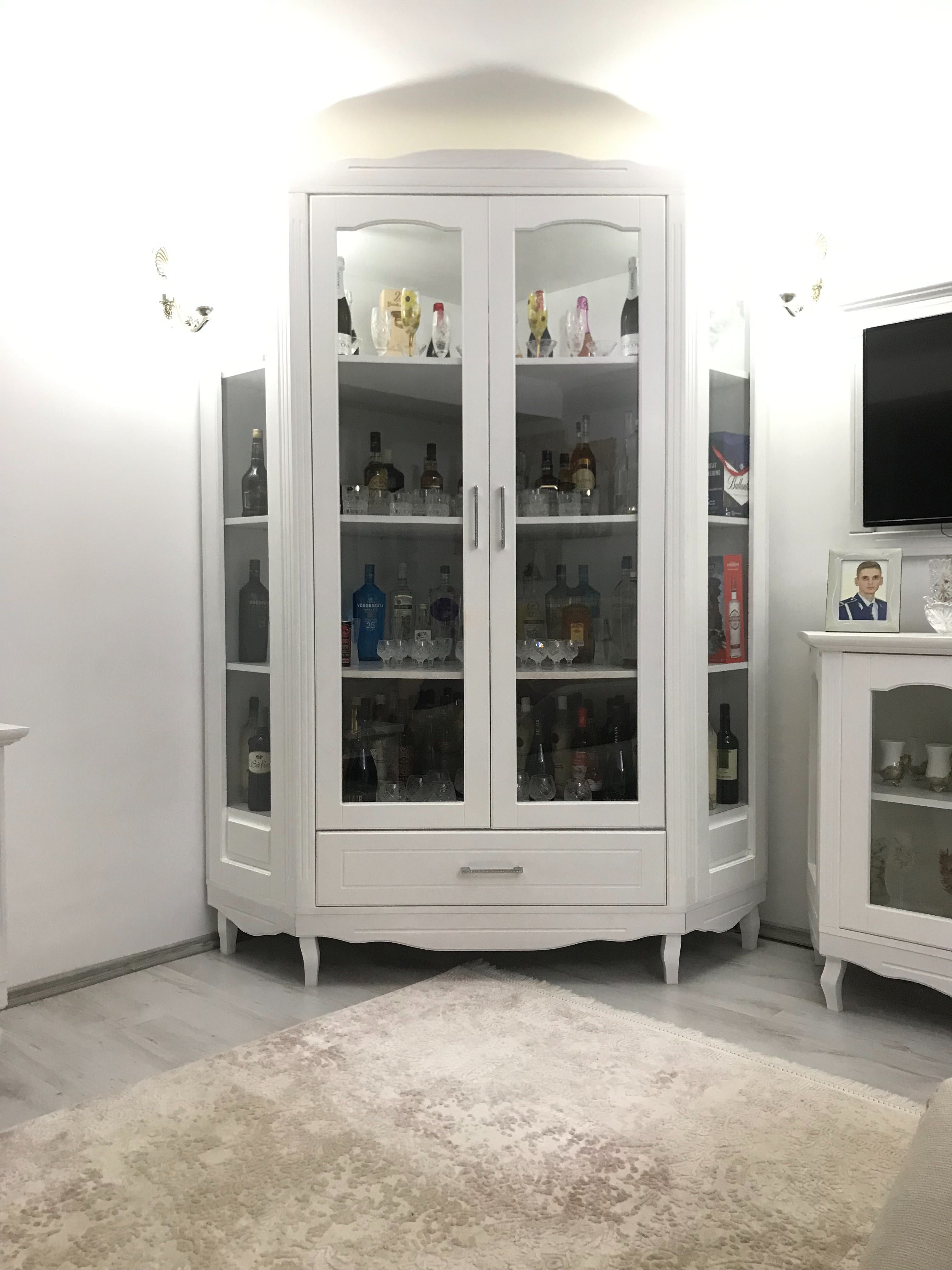 Mobila-colt -lemn masiv living