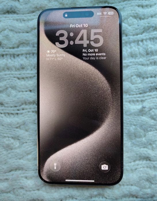 Iphone 15 pro max natural titanium 256gb