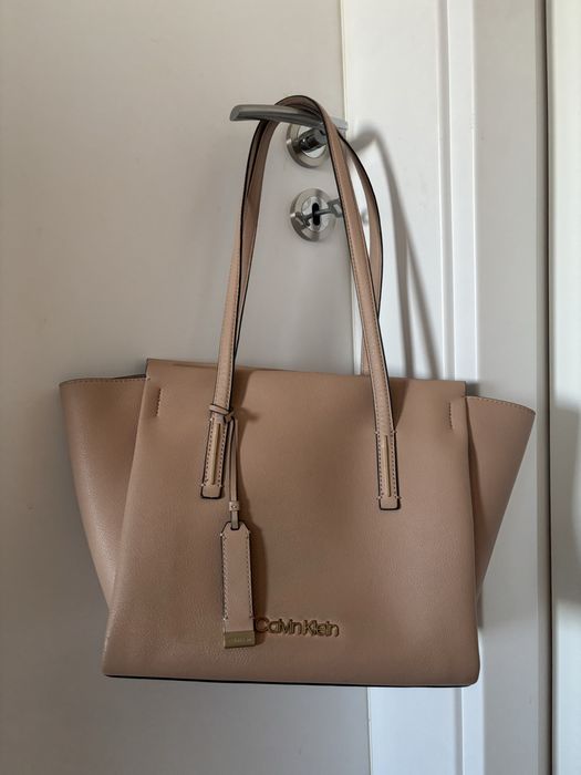 Ocazie Geanta piele naturala Calvin Klein originala