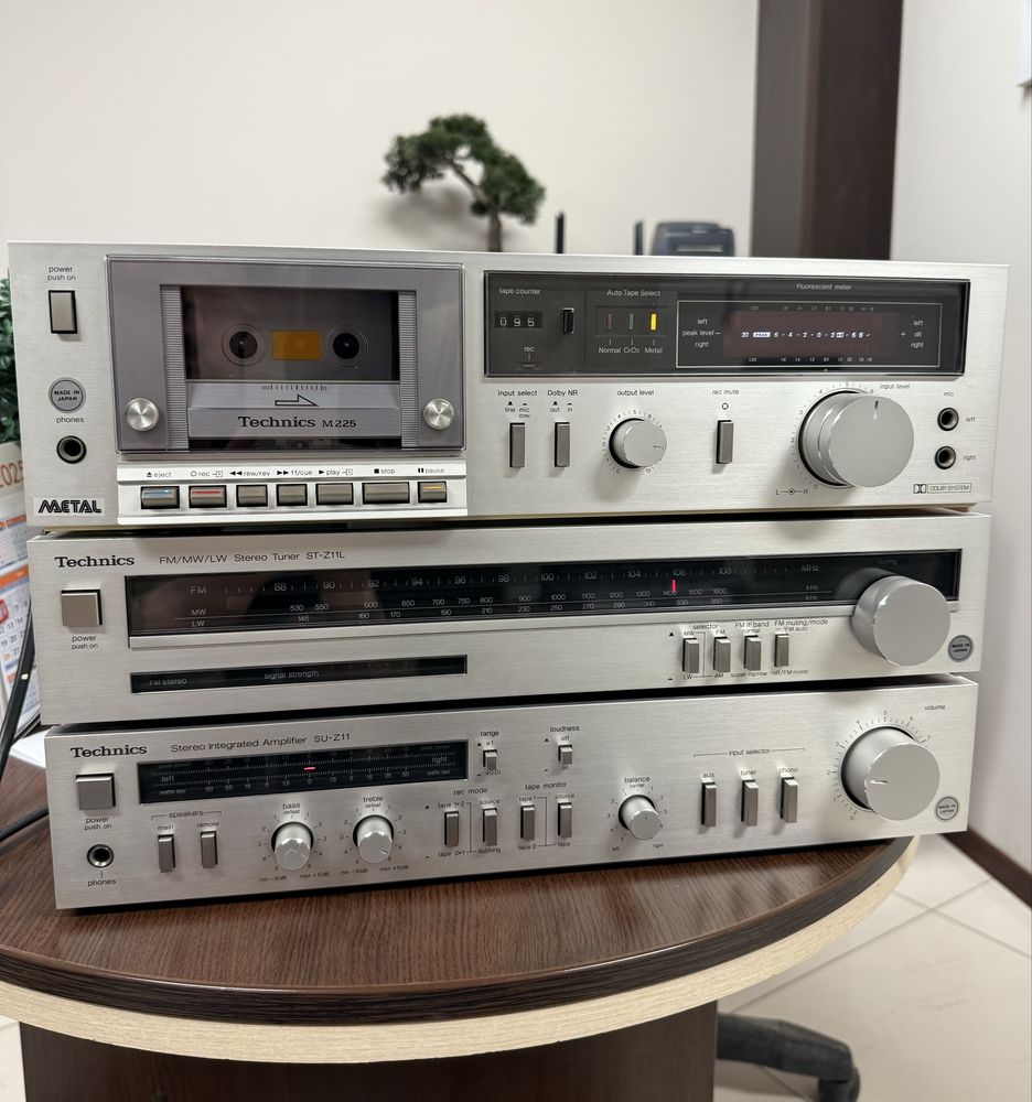 Ретро аудио сет TECHNICS усилвател SU-Z11, Тунер ST-Z11L, Дек M225