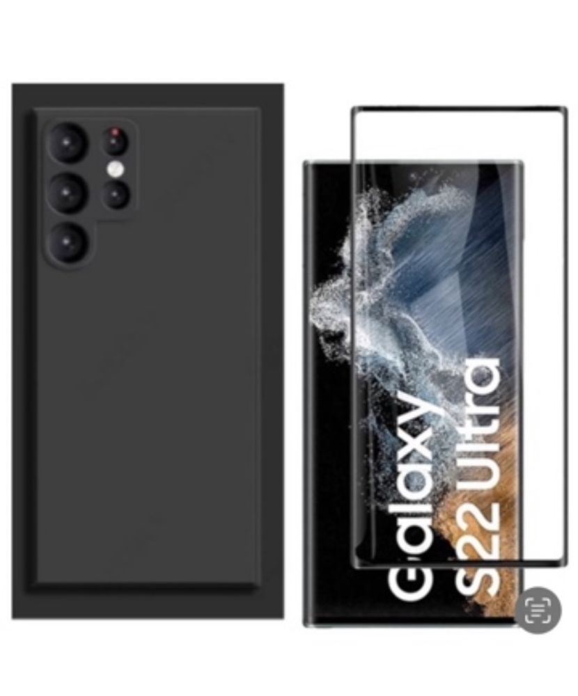 Samsung S22/S23/S24/S25 Plus Ultra Husa X LEVEL +Folie Sticla Onyx