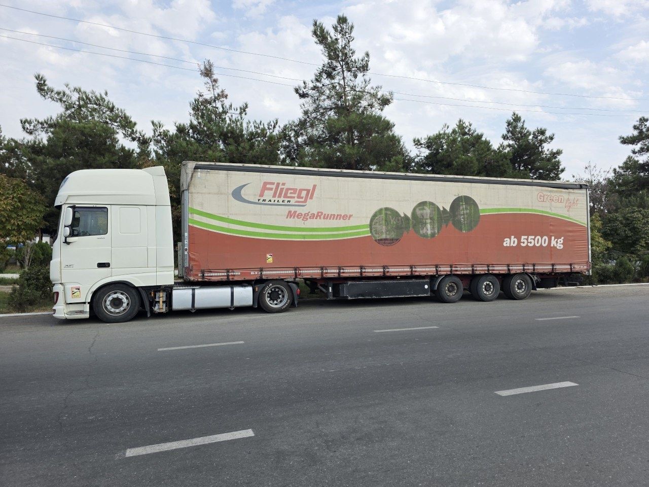 DAF XF EURO 6 + FLIEGL прицеп Сотилади