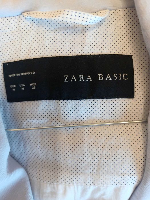 Sacou baby-blue, zara basic.