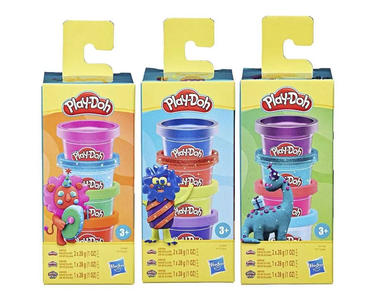 НОВ Мек пластелин PLAY DOH Динозавър Жаба Моделин ОРИГИНАЛЕН