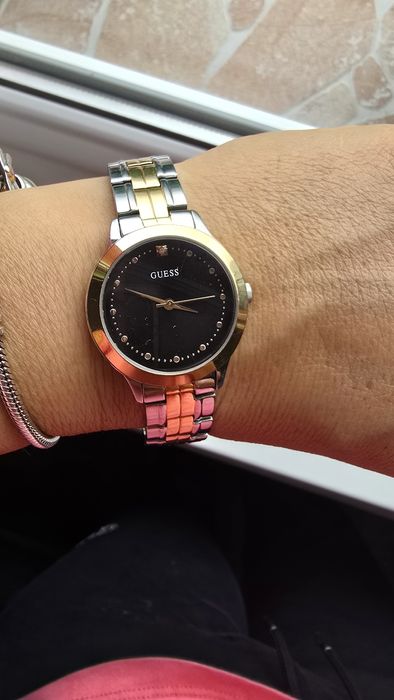 Двуцветен часовник Guess