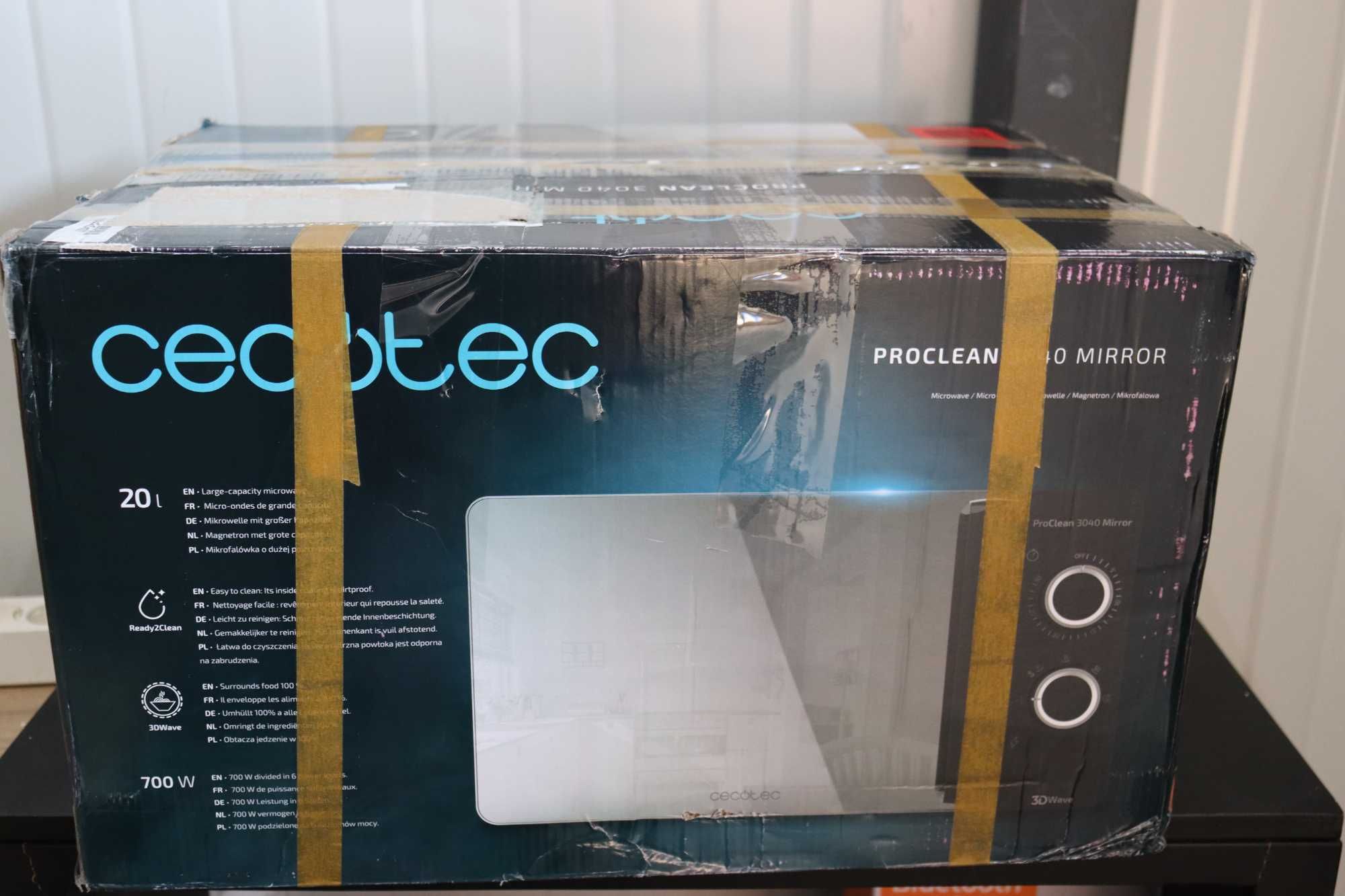 Огледална Микровълнова печка Cecotec ProClean 3040, 20л, мощност 700W