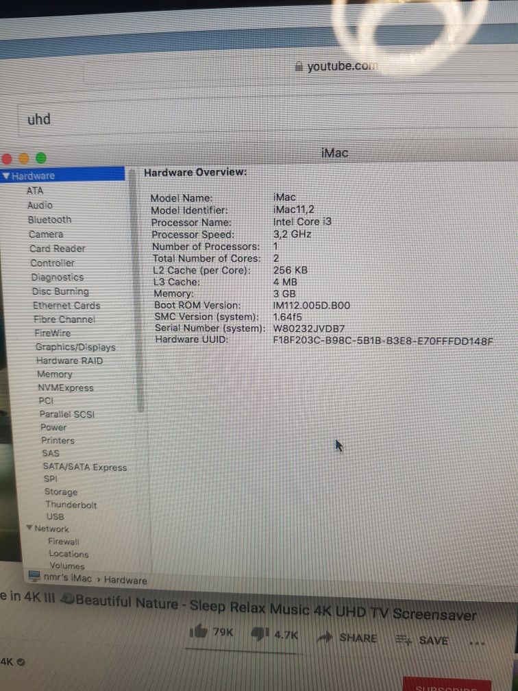 Vand iMac a1311  11.2 core i3 hdd 1tb