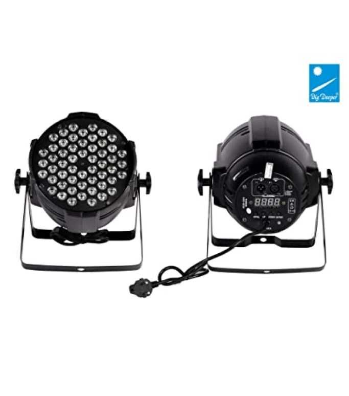 Прожектор DJ диско парти LPC008 DJ Stage Led Par Light 1,5W X 54 RGB