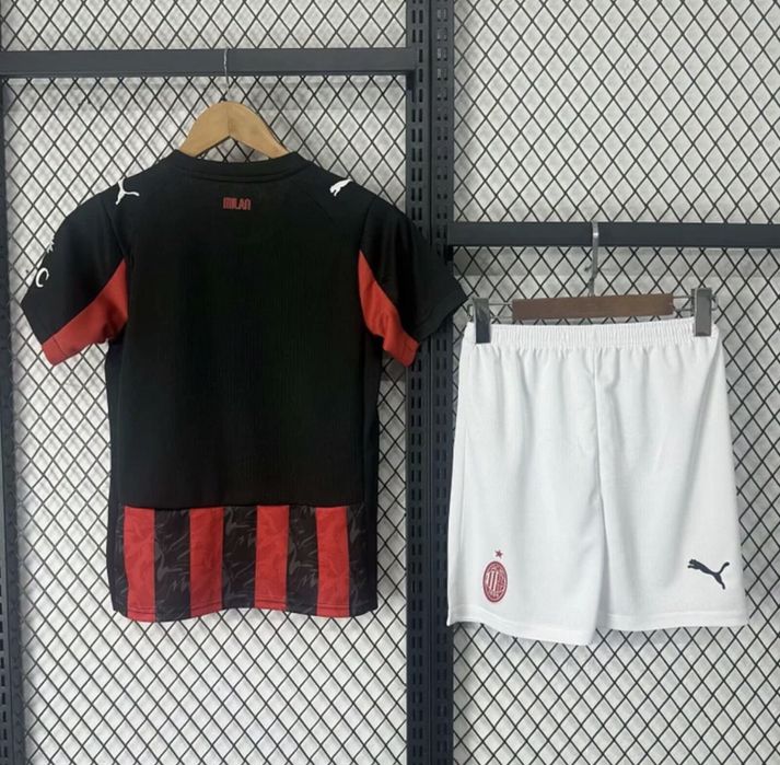 Echipament fotbal copii (tricou + pantaloni) , AC Milan 25/26