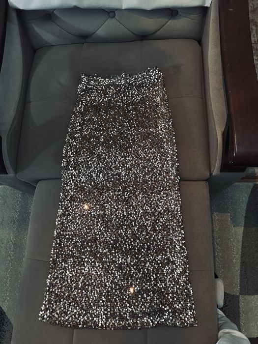 Вечерняя юбка в пайетках