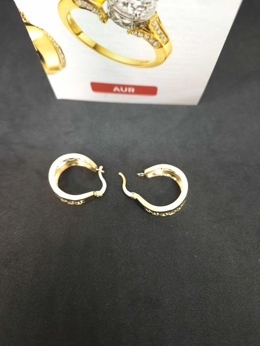 Cercei aur 14K 3.87g (47599 AG11 Piata Nicolina)*2 Ani Garantie!