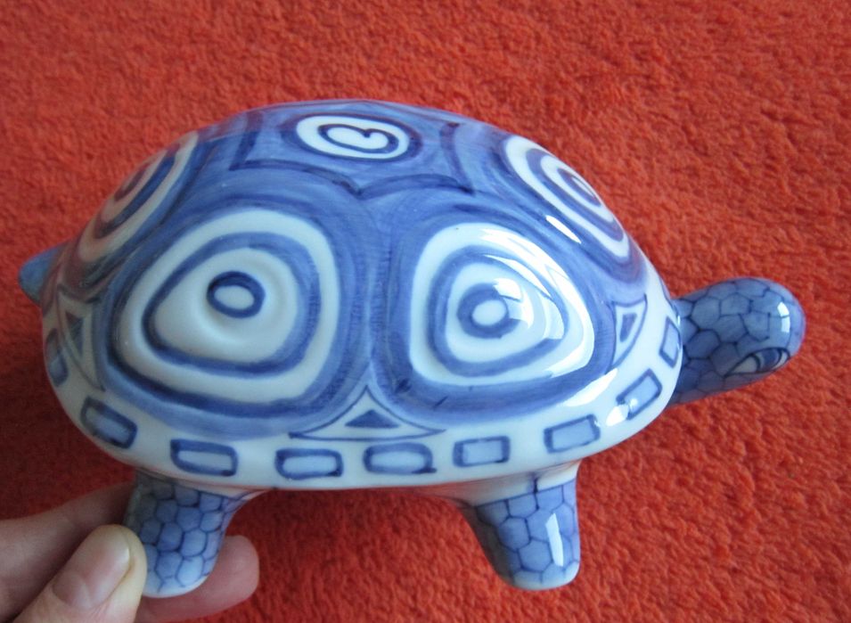 cadou rar feng shui Broască Țestoasă Marină handmade Thailanda 1980