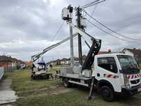 Închiriez nacele, execut săpături, demolari