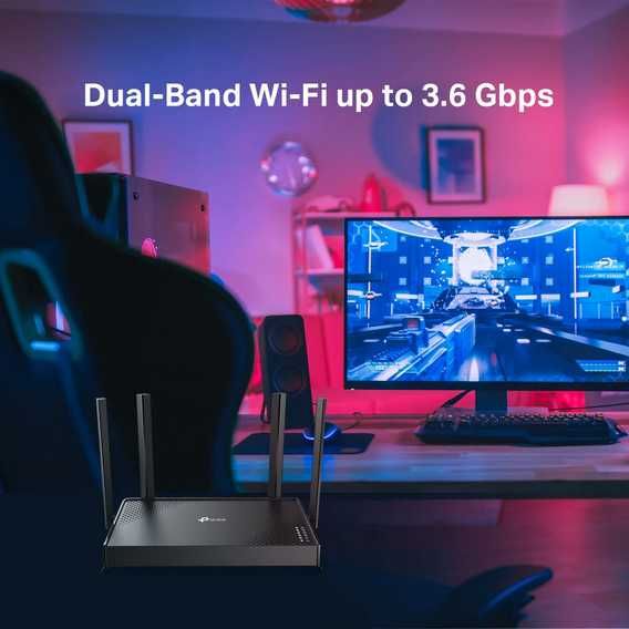 Router Wireless TP-Link Archer BE220, BE3600,Dual-Band,Wi-Fi 7,Gigabit