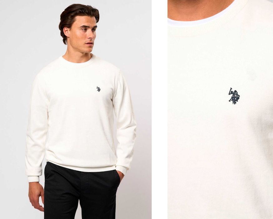 US Polo ASSN Оригинален мъжки пуловер размер XXL НОВО