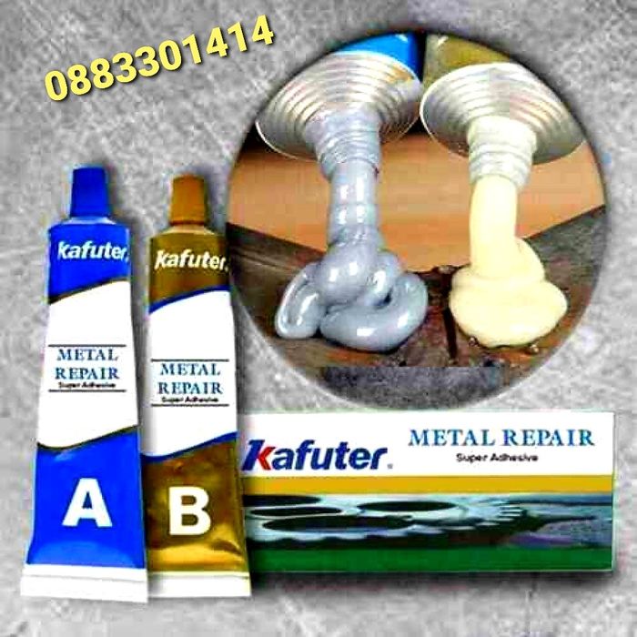 Мощно лепило за метал, стомана, керамика, дърво и др.