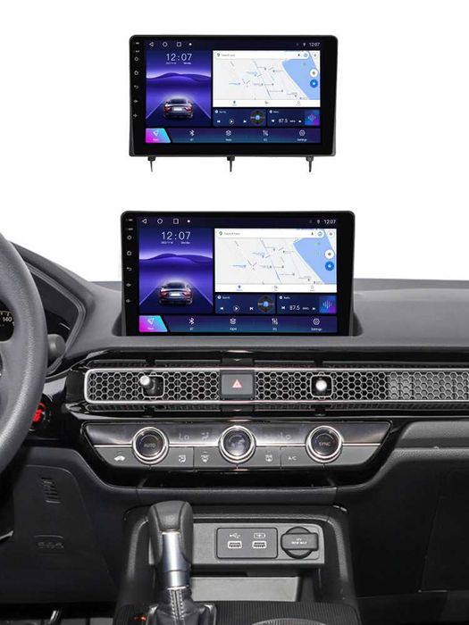 NAVIGATIE Android 14 Honda Civic 2006 2022 1/8 Gb Waze CarPlay +CAMERA