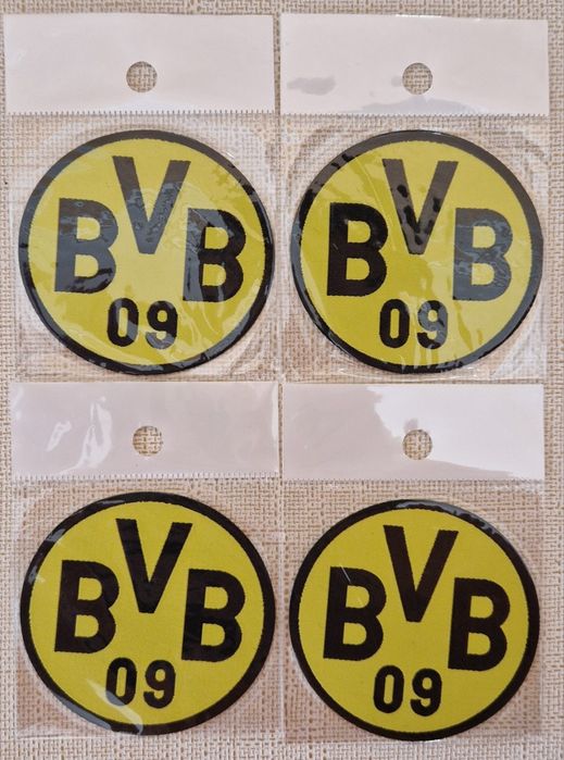 Patch Logo Emblemă Borussia Dortmund set 4 bucăți