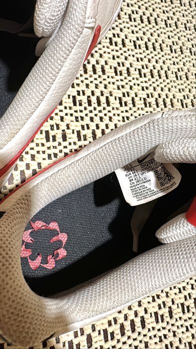 Nike Court Vision Low (White/University Red)