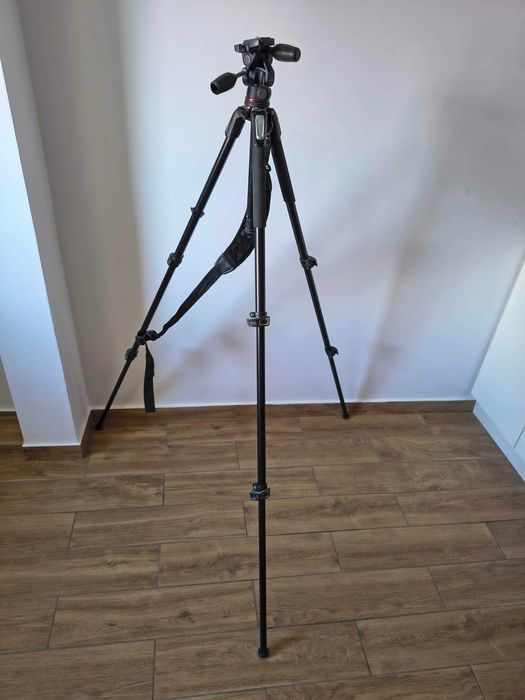 Trepied Manfrotto 190X + Cap MH804-3W