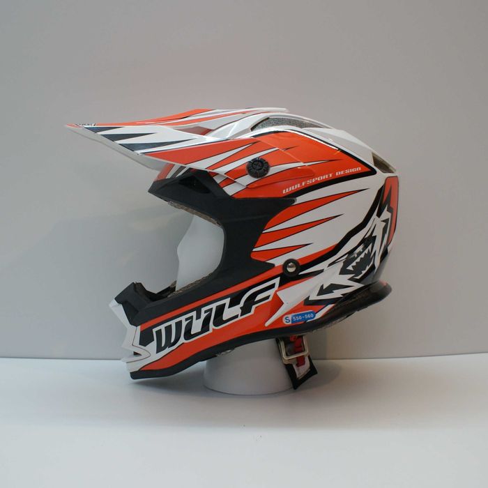 Юношеска каска за мотор WULFSPORT размер S