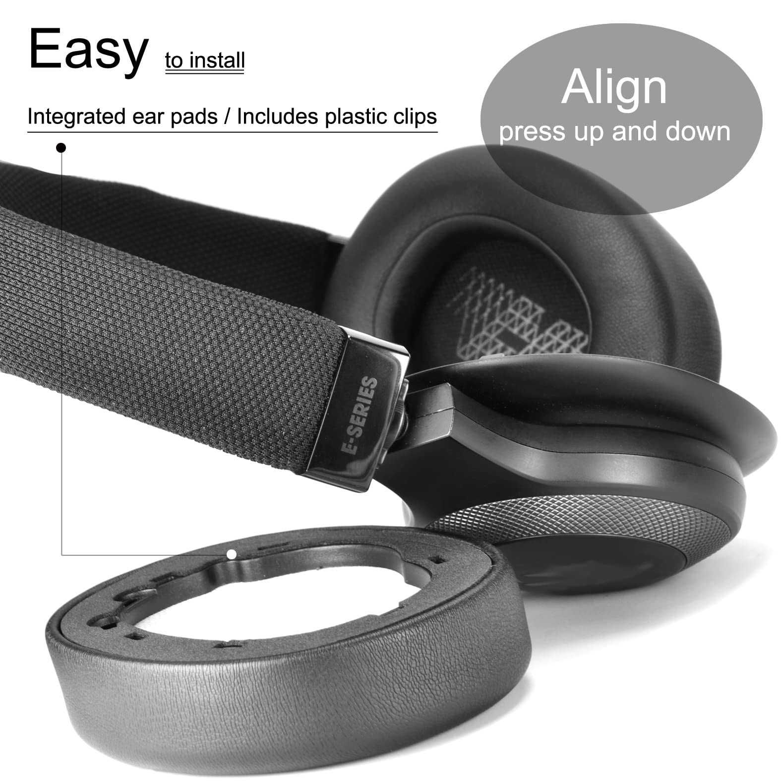 Set 2 bureti pentru casti JBL E65BT E65BTNC Live 650BTNC Live 660BTNC
