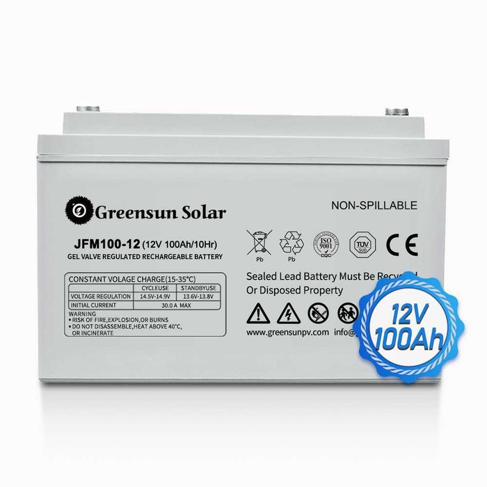 НОВ! С Гаранция! 12V Гелов Тягов Акумулатор 100A 150A GEL AGM батерия