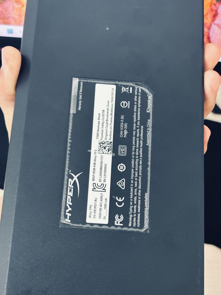 Hyper x клавиатура+сумочка