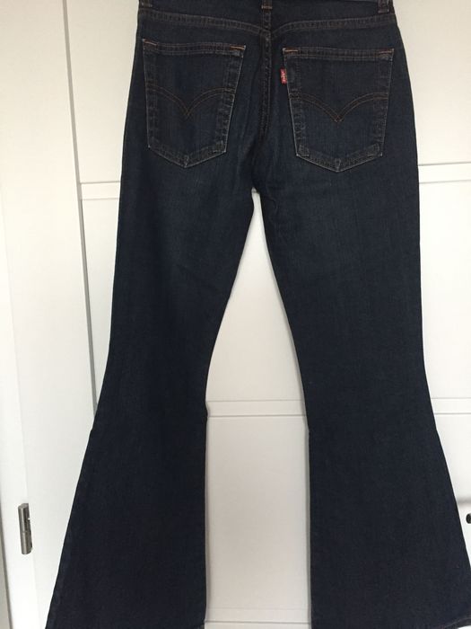 Дънки Levis XS тип чарлстон, цвят индиго