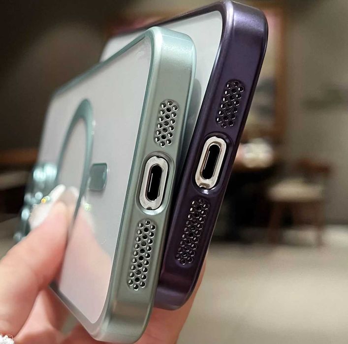 Husa MagSafe Titanium finish iPhone 16 , 16 Pro , 16 Plus , 16 Pro Max