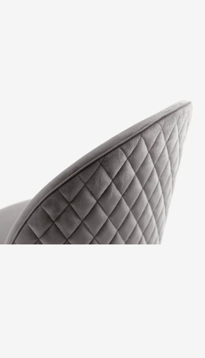 Кухненски стол KOKKEDAL сиво кадифе