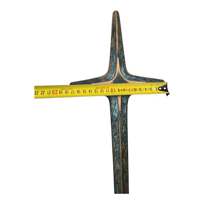 Statueta bronz,  cruce bronz