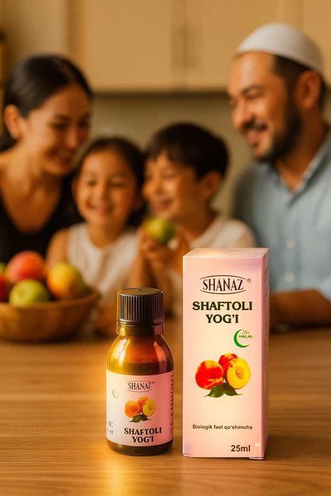 Масло Персиковое 25мл  (Шафтоли ёғи)