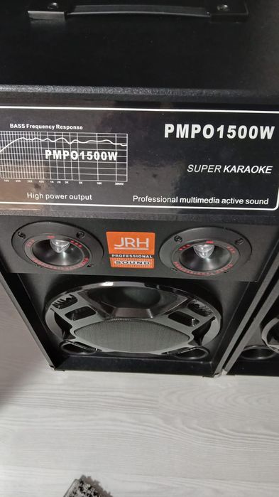 Boxe JRH cu microfon fără fir si telecomanda