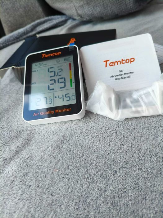 Monitor Calitate Aer Temtop S1+ - Stare Nouă - Măsoară PM2.5,temp,umid