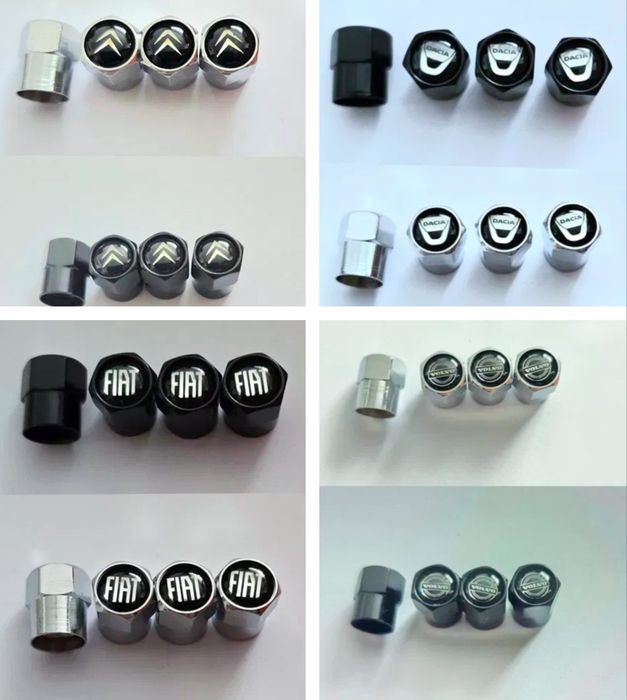 Set 4 Capacele Valva Ventil Roata Citroen Dacia Fiat Volvo