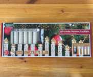 Lumini LED in forma de lumanari pentru brad, Craciun, decorative