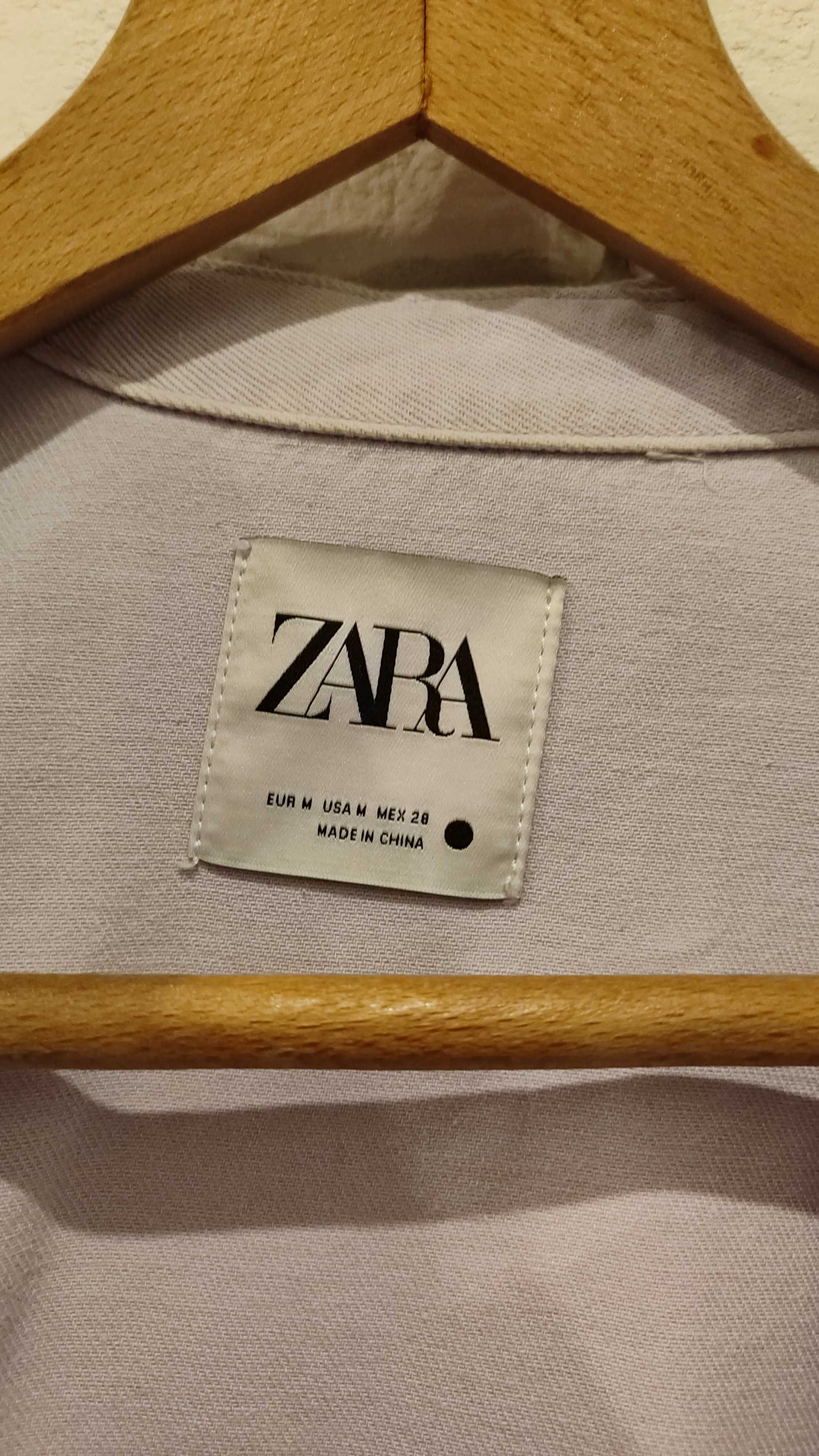 Бледо лилаво дамско яке Zara, размер М, употребявано