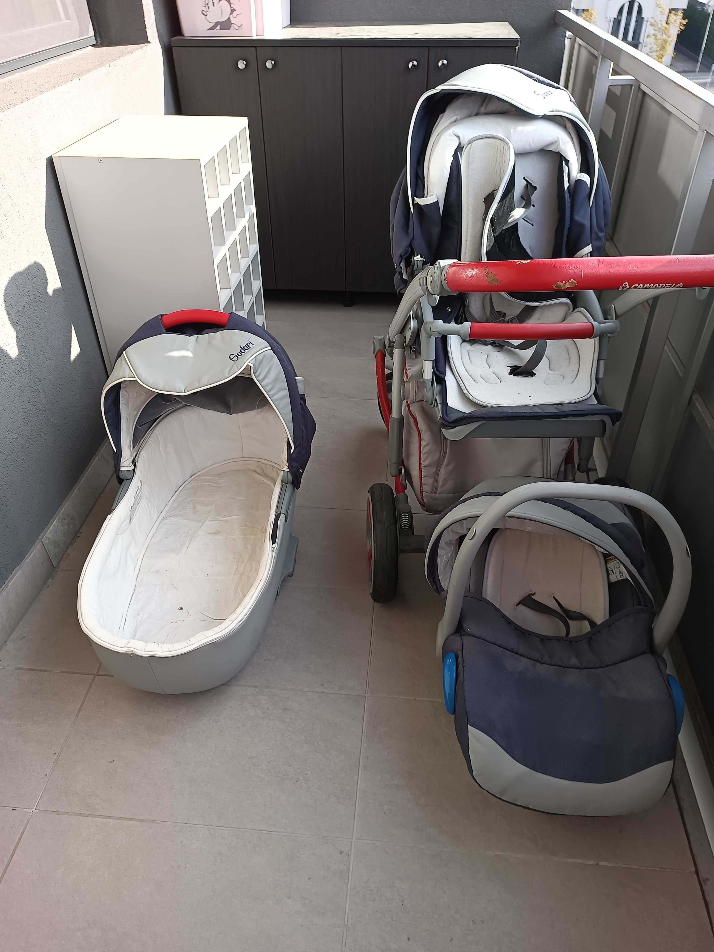 Carucior 3 in 1 Camarelo