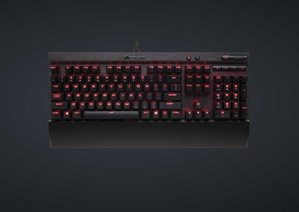 Tastatura mecanica gaming Corsair K70 Rapidfire, switch MX Speed