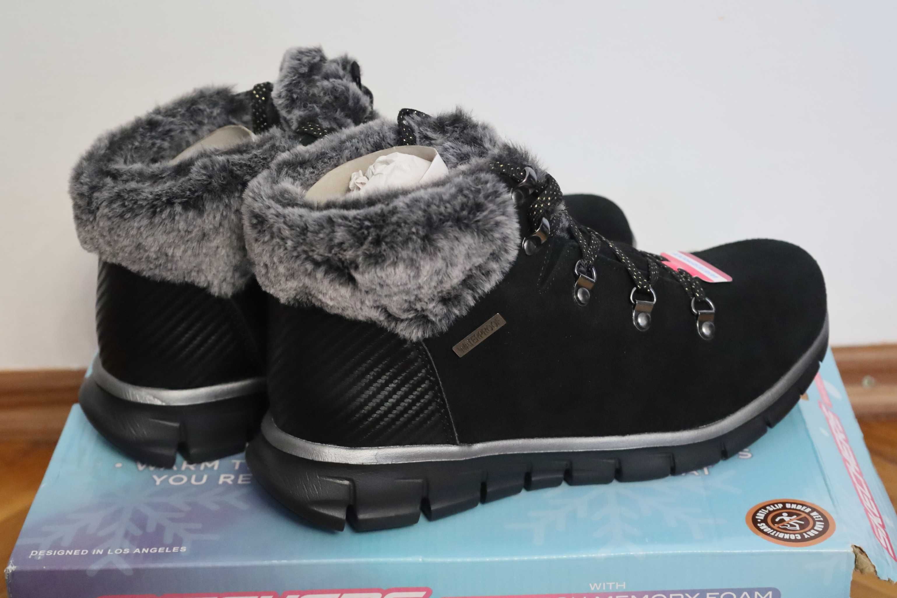 Ghete dama Skechers 44777 BLK marimea 40