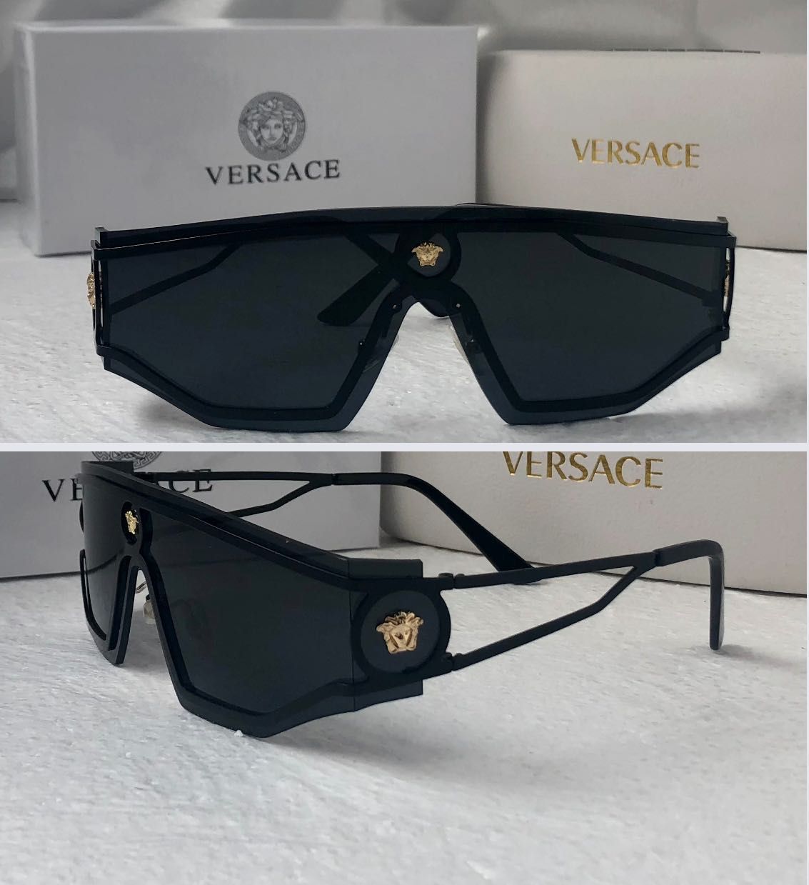 ochelari de soare pentru femei, bărbați o mască Versace