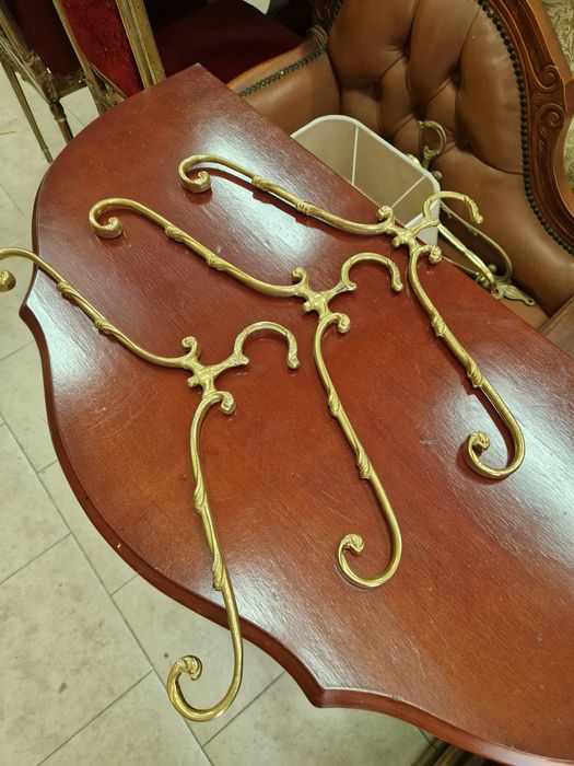 Лот от 3 броя антикварни френски бронзови закачалки