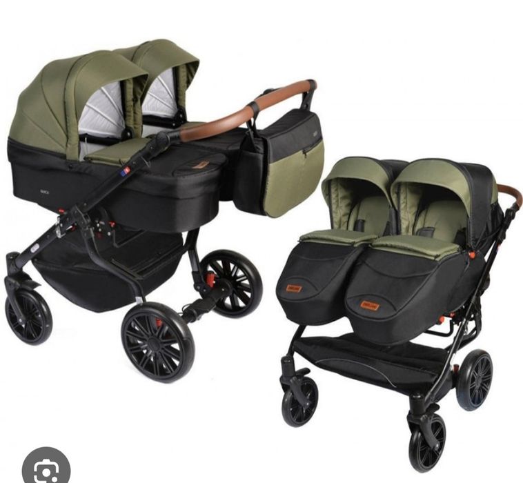 Комбинирана количка за близнаци Dorjan - Quick Twin 3 в 1