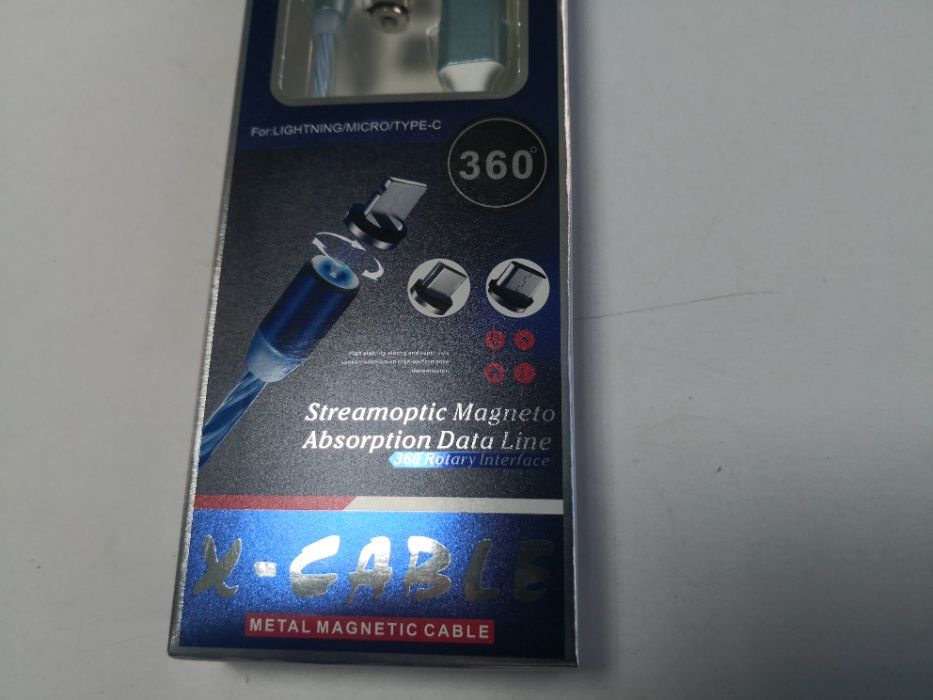 Cablu usb - iphone/micro usb/tip c magnetic