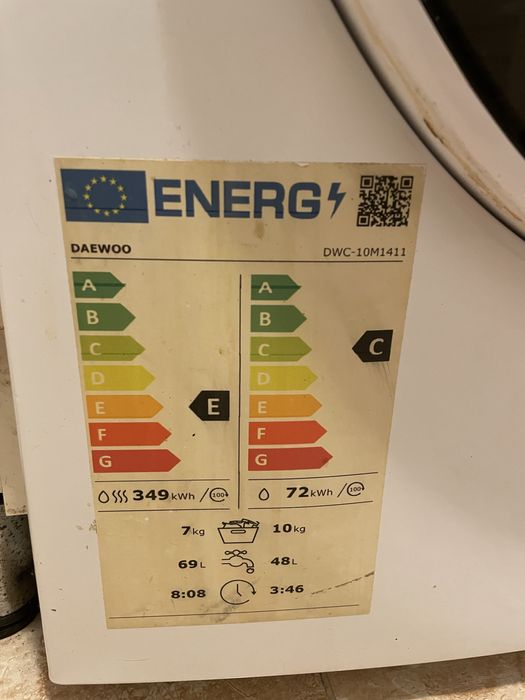 Masina de spalat/uscator 2/1 Daewoo