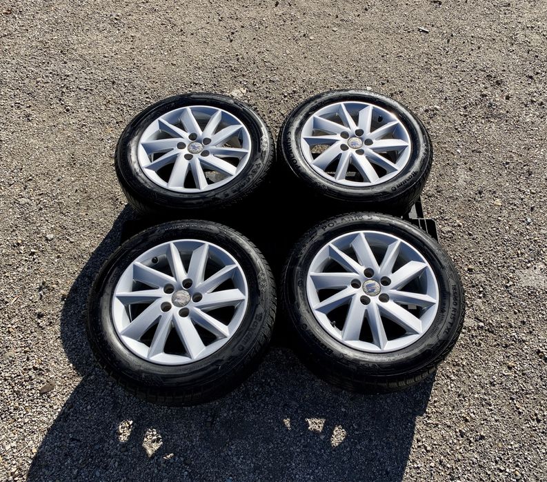 Алуминиеви джанти 15" 5x100+ЗИМНИ ГУМИ-Seat Ibiza,Skoda Fabia,Vw Polo